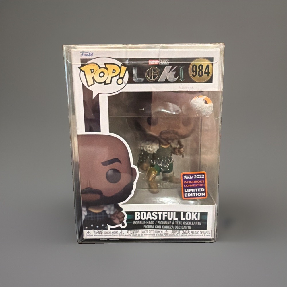 Funko Pop Marvel Boastful Loki WonderCon 984 Exclusive Vaulted Vinyl Figure